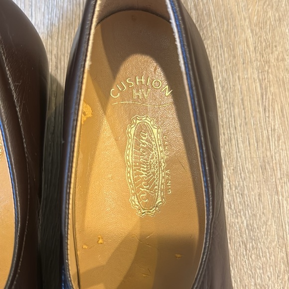 Ginza Yoshinoya Vintage Brown Leather Pumps - Picture 3 of 8